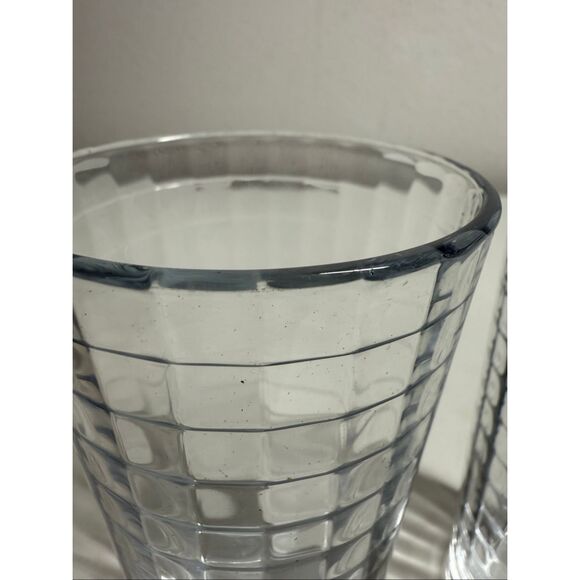 Pasabahce Set of 11 Block Optic Window Glasses Tumbler 9-4 Oz 2-8 Oz - Picture 9 of 11